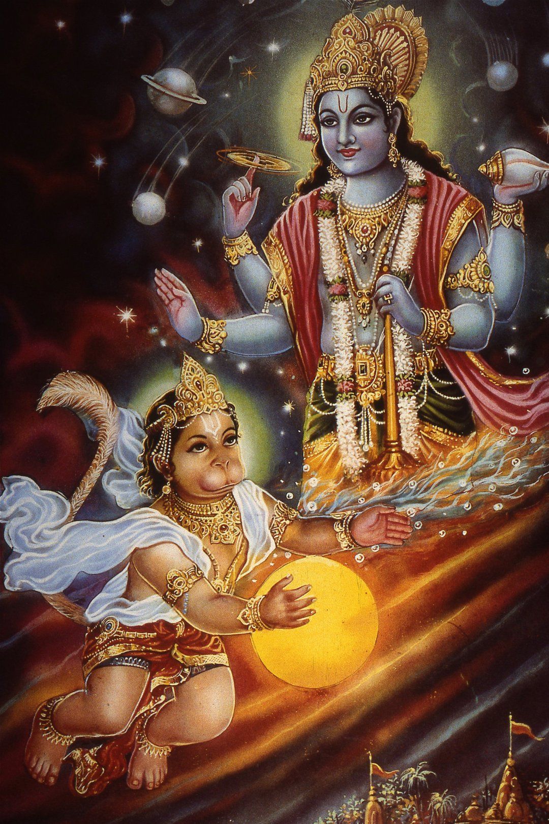 lord rama and hanuman. Hanumanji, Hindu deities, Hindu gods