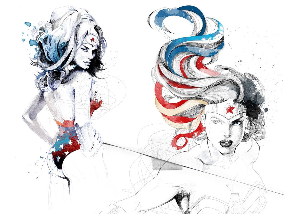 In a world of ordinary wallpaper, these are Wonder Woman