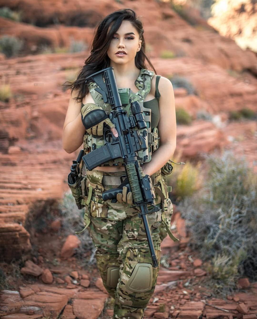 Military Girl Wallpaper