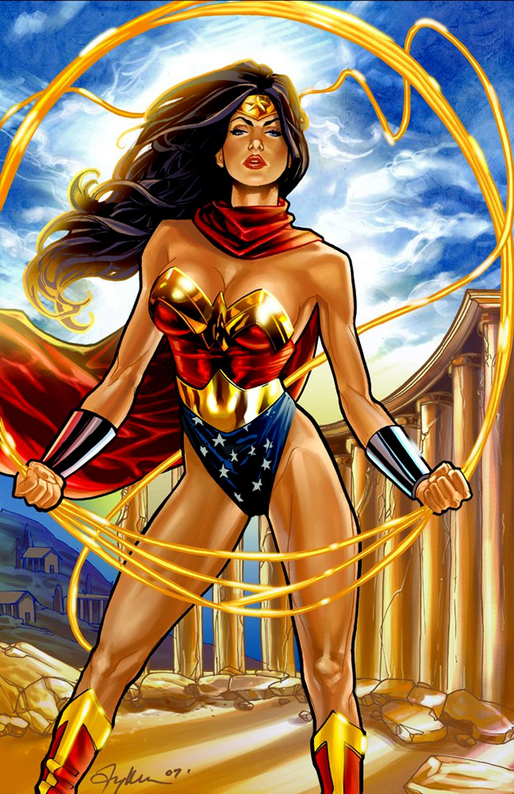 Desktop Wallpaper: Wonder Woman WW DC Comics HD Wallpaper