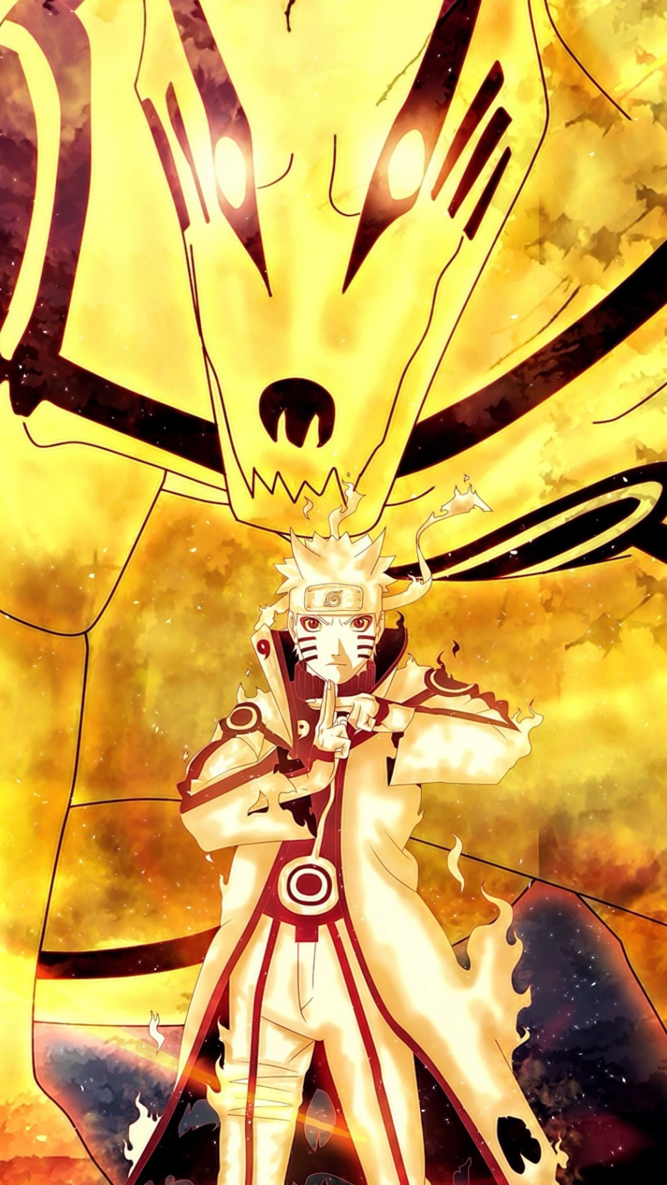 naruto nine tails form wallpaper