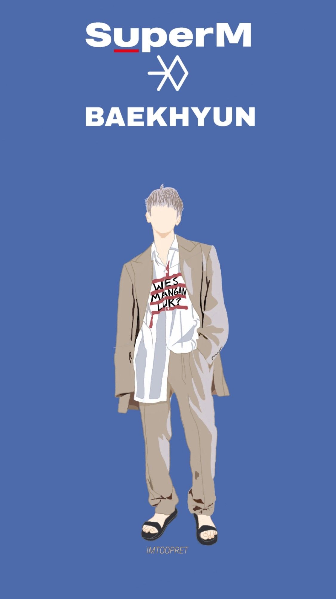 Byun Baekhyun Wallpaper Lockscreen Fanart For #SuperM Debut