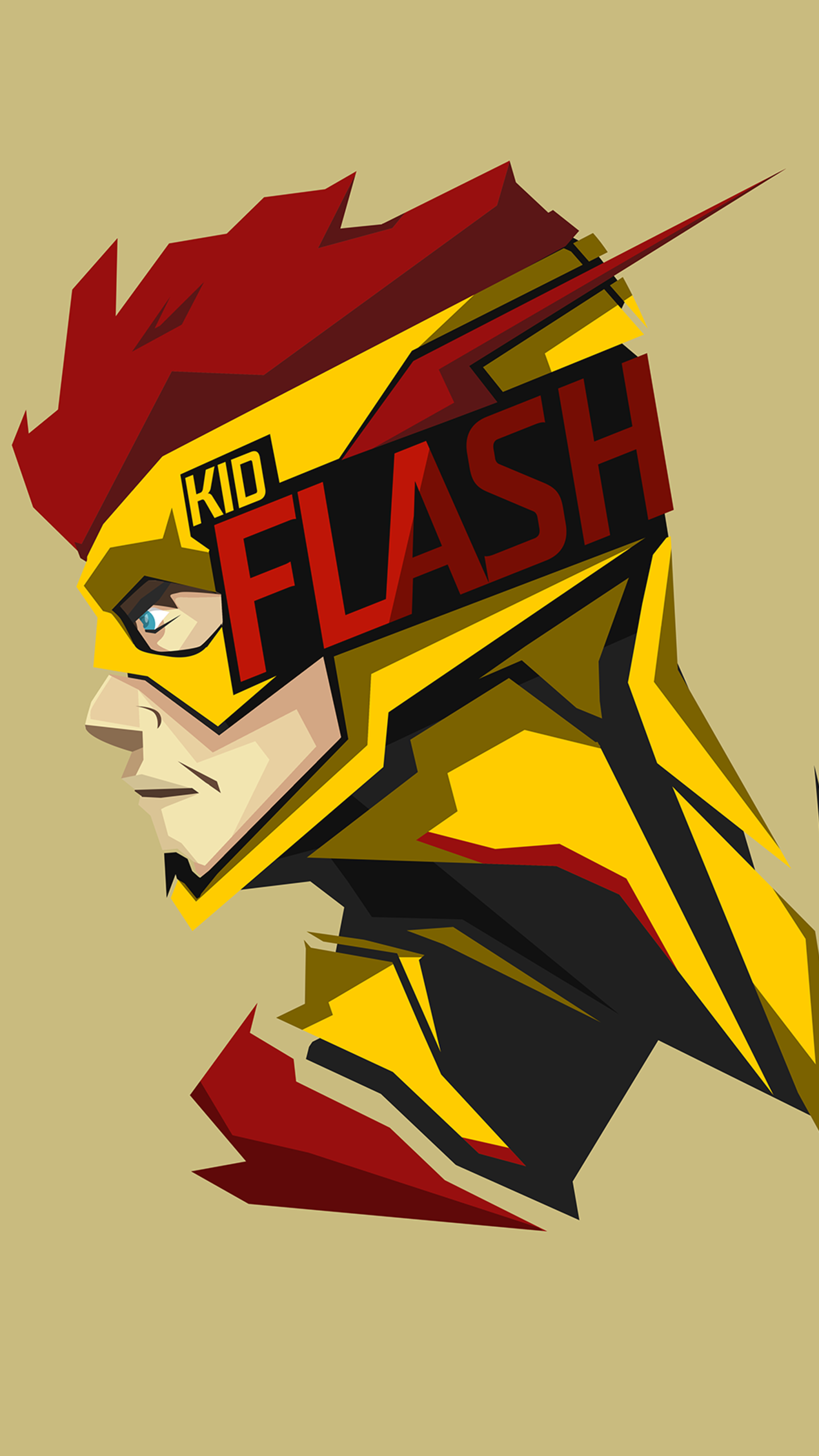 Comics Kid Flash (1440x2560) Wallpaper