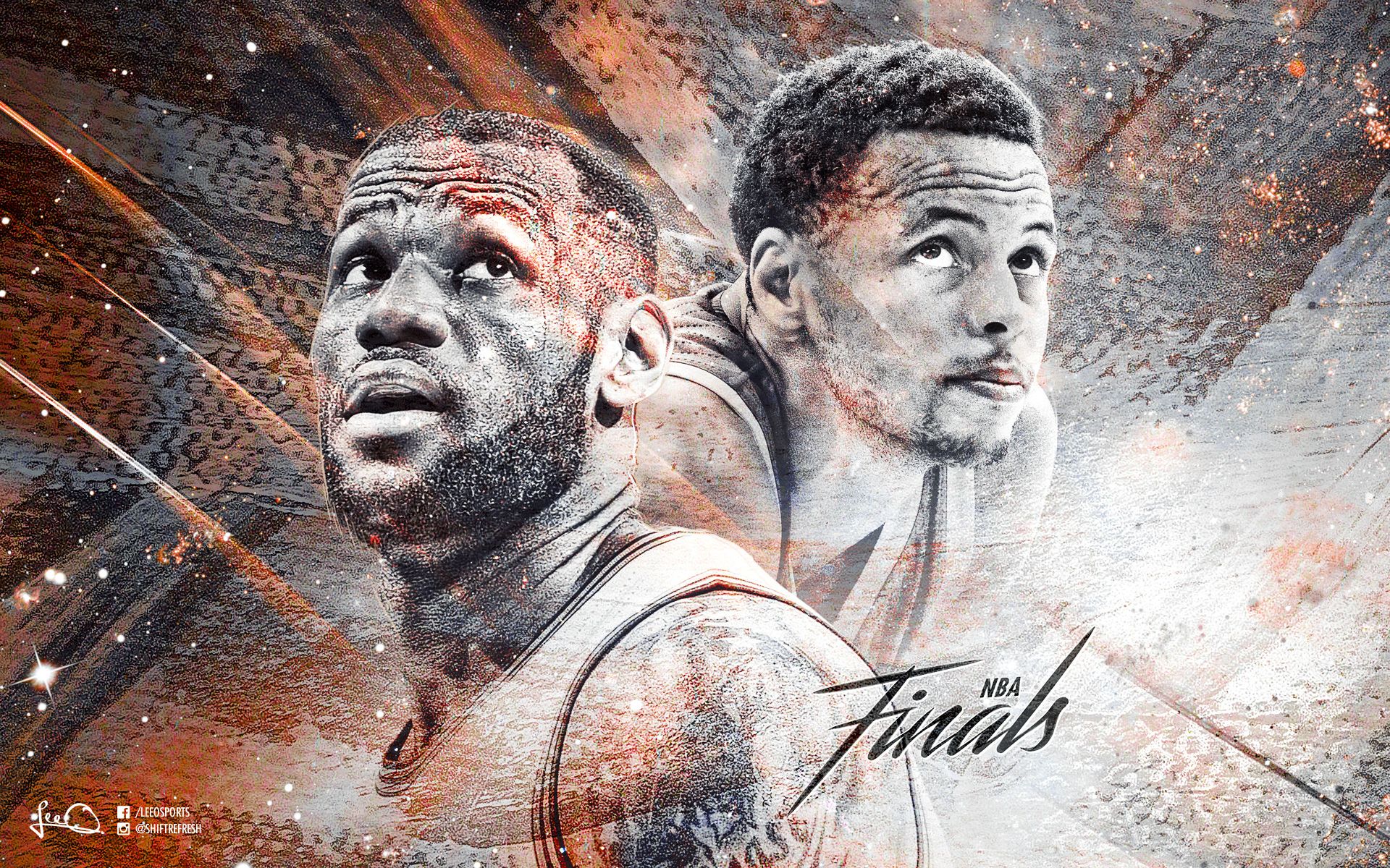 Free download 2015 NBA Finals LeBron vs Curry Basketball