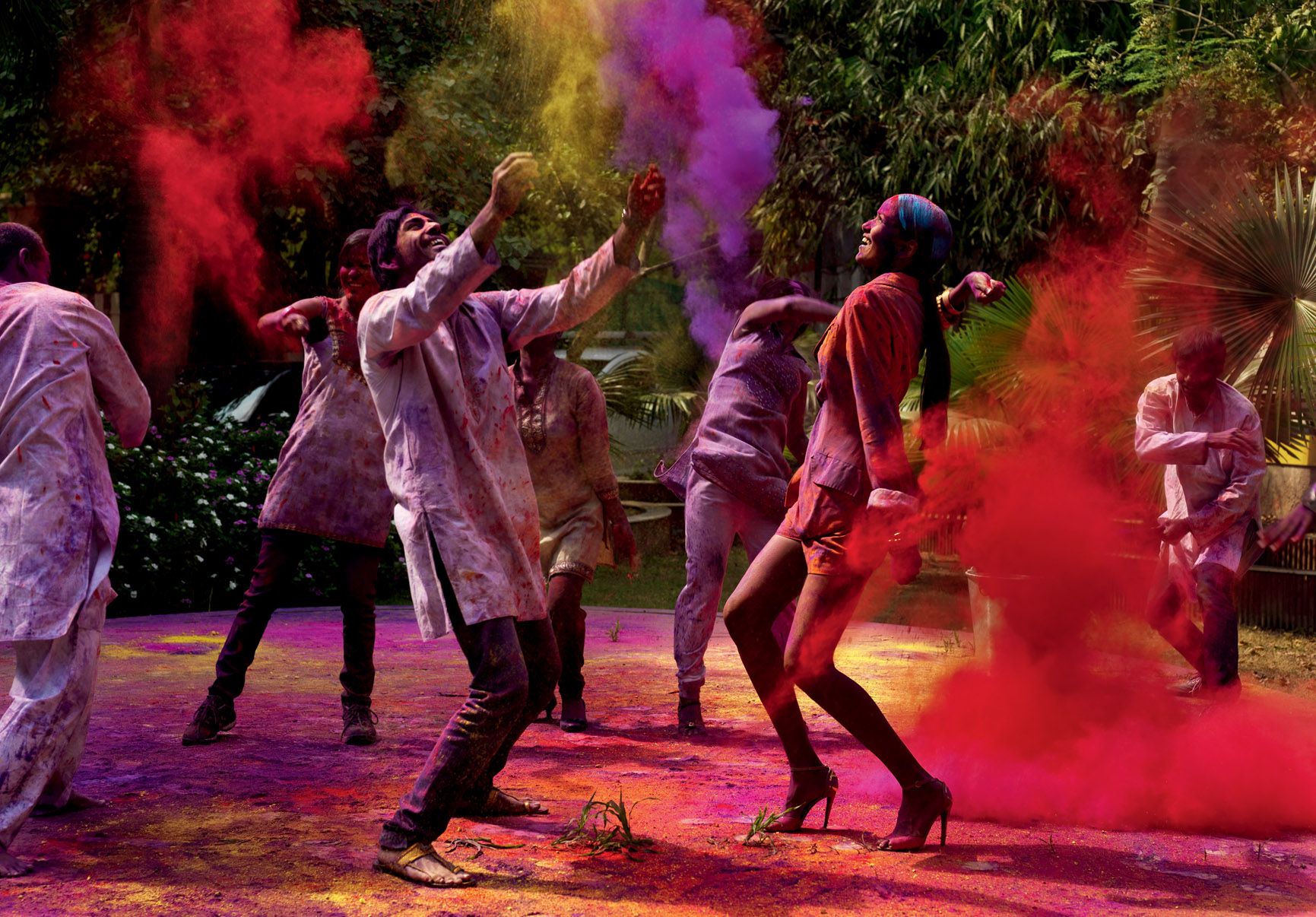 depARTure: holi festival of colors