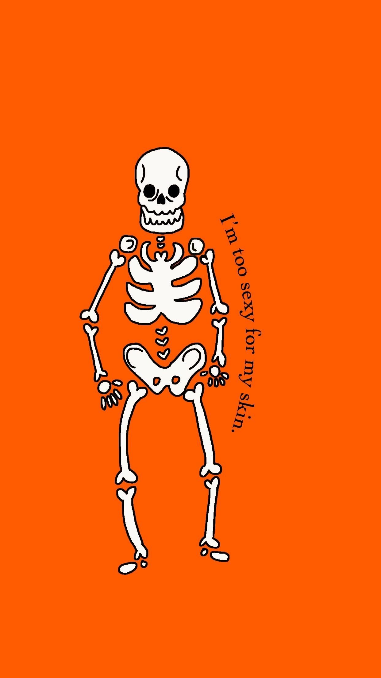 Halloween Skeleton Wallpaper