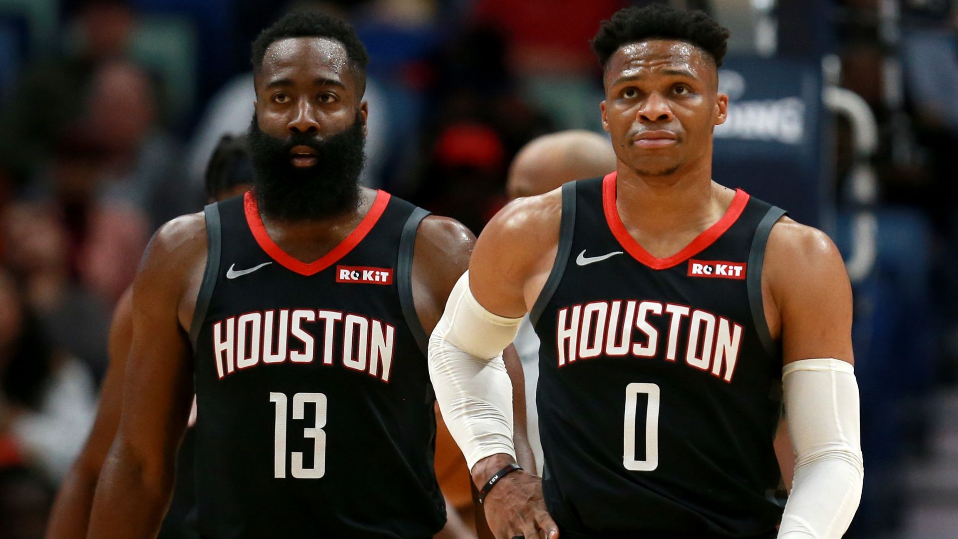 James Harden, Russell Westbrook combine for 62 points in Rockets