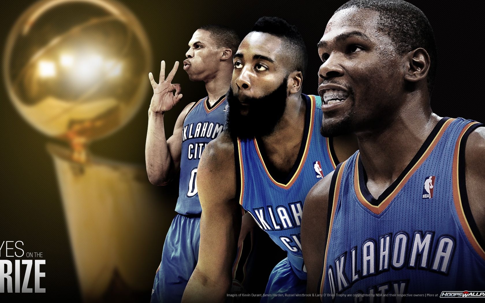 Free download Thunder Kevin Durant James Harden and Russel