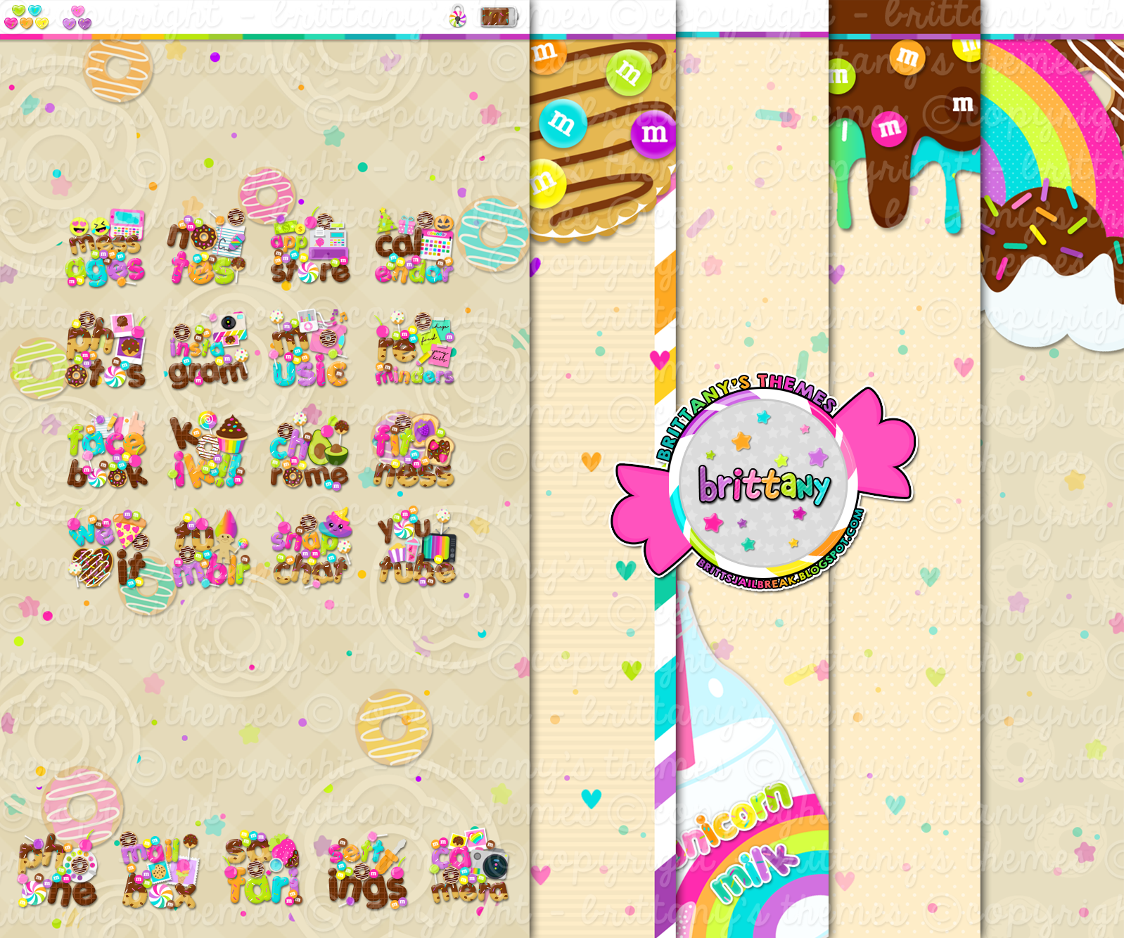 Sugar Rush iPhone Theme Wallpaper & Background