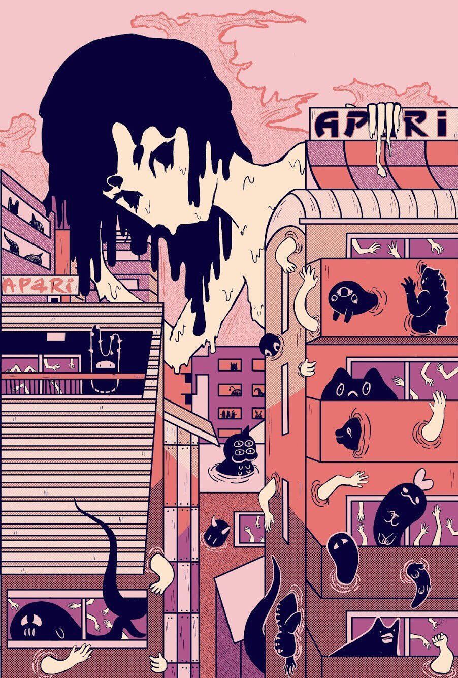 Pink Aesthetic Anime Wallpaper