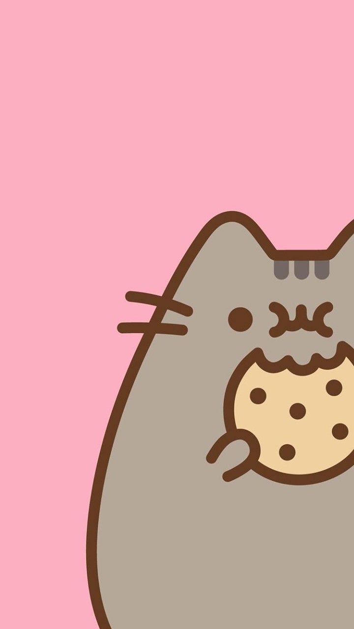Pusheen Cookie Handy Wallpaper #CookieHandyWallpaper