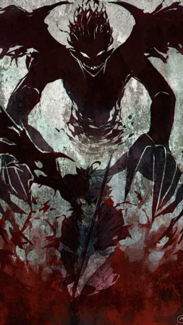 Asta Demon Form anime black clover HD phone wallpaper  Peakpx