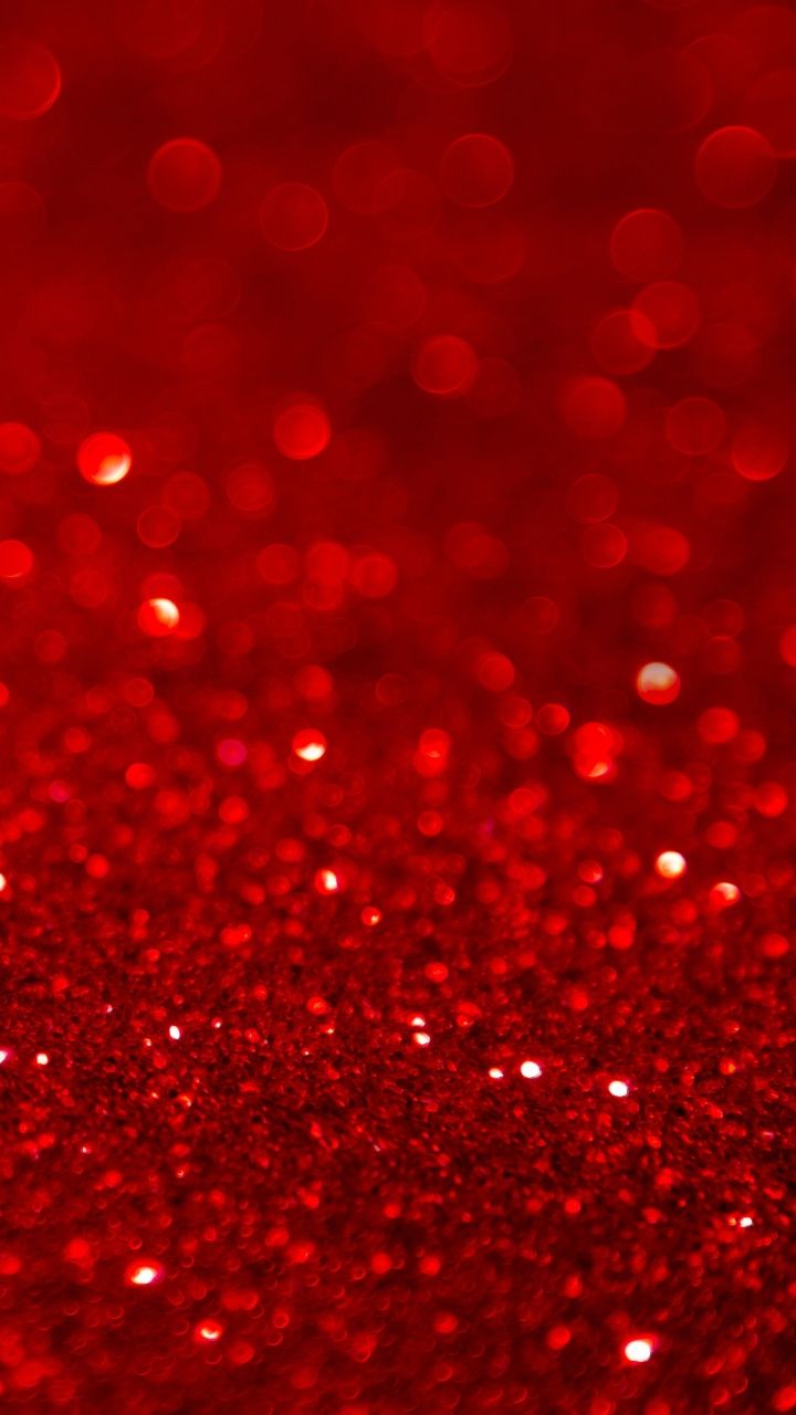 Red Glitter Wallpaper Mobile