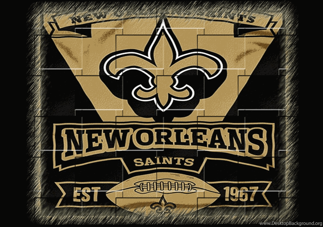 New Orleans Saints Animated Desktop Computer Wallpaper Background