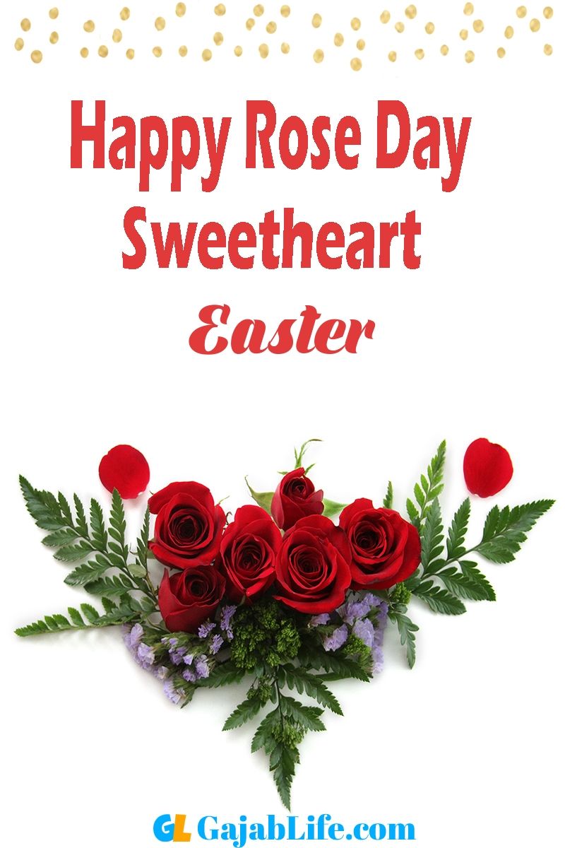Easter Happy Rose Day 2020 Image, wishes, messages, status, cards