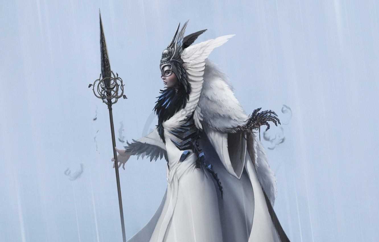 Wallpaper Concept, Dark, Goddess, Fantasy, Darkness, Fantasy