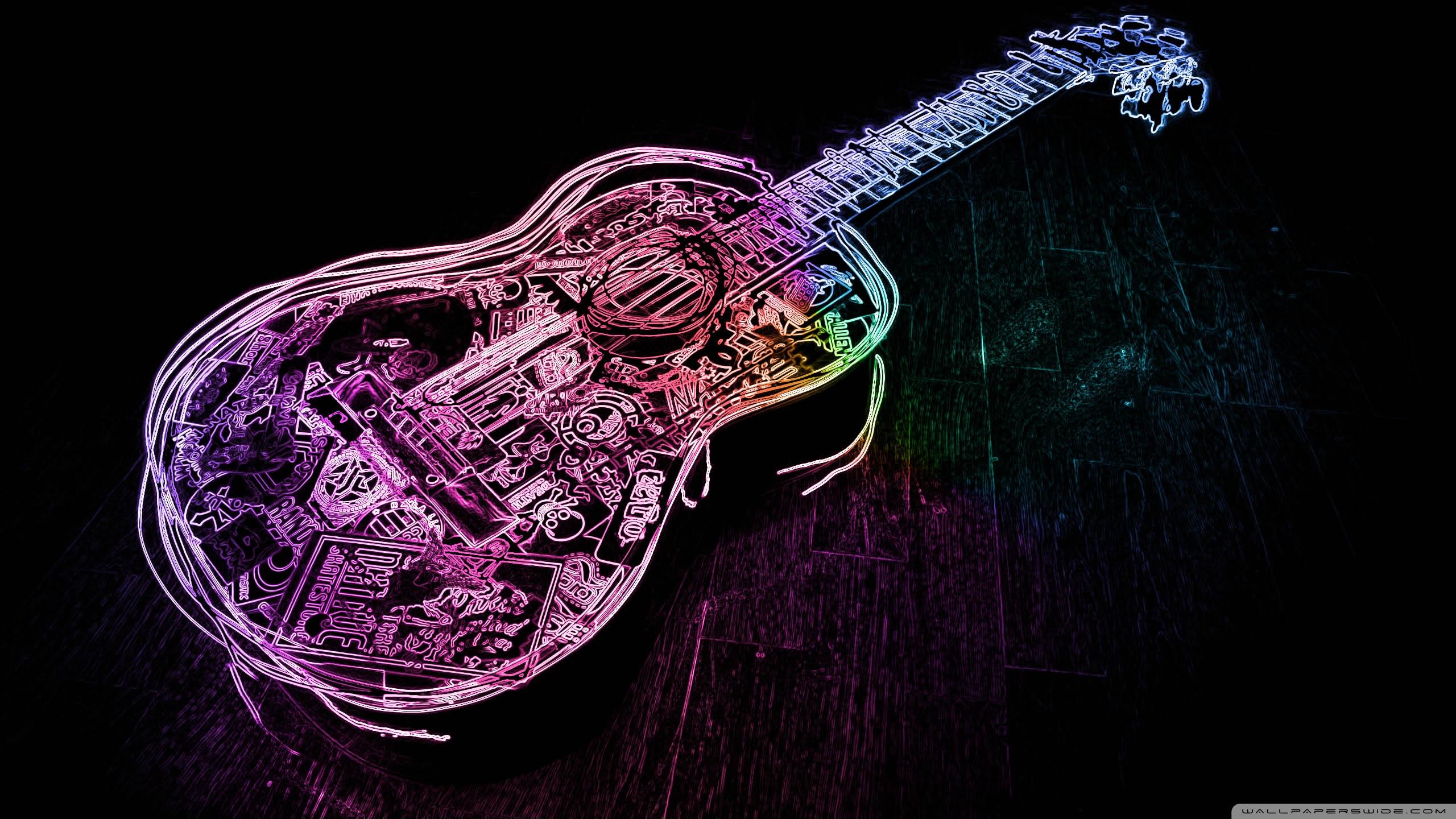 2560x1440 wallpaper guitar