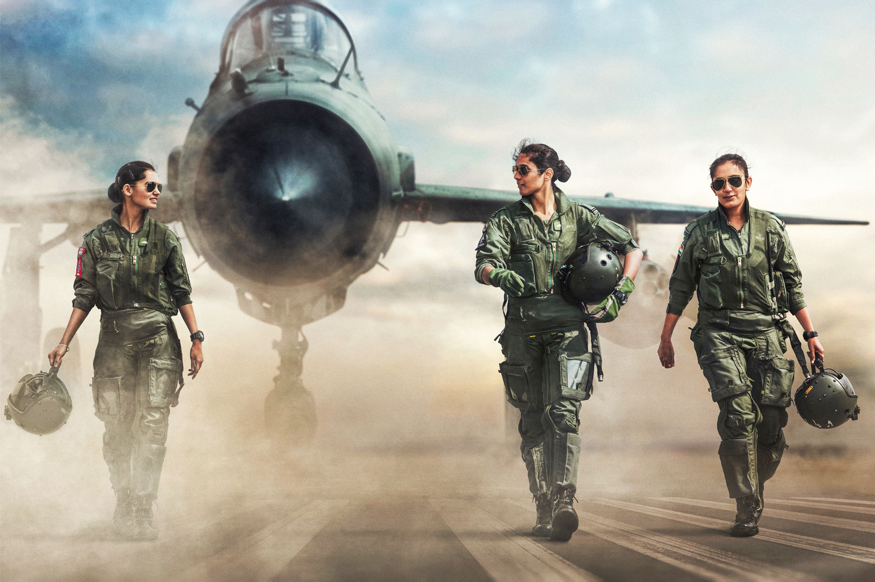 Wallpaper Woman Pilots, Fighter jet pilots, Indian Air Force, HD