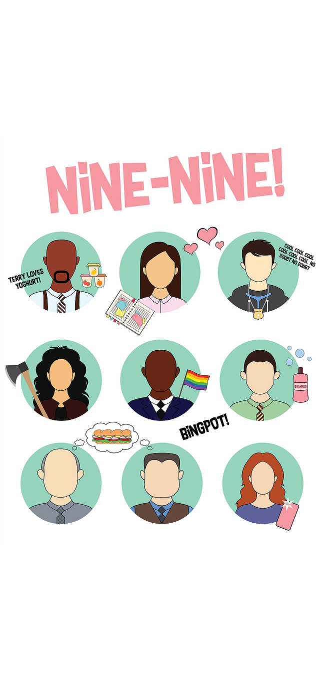 brooklyn 99 lockscreens. Series e filmes, Seriados de tv