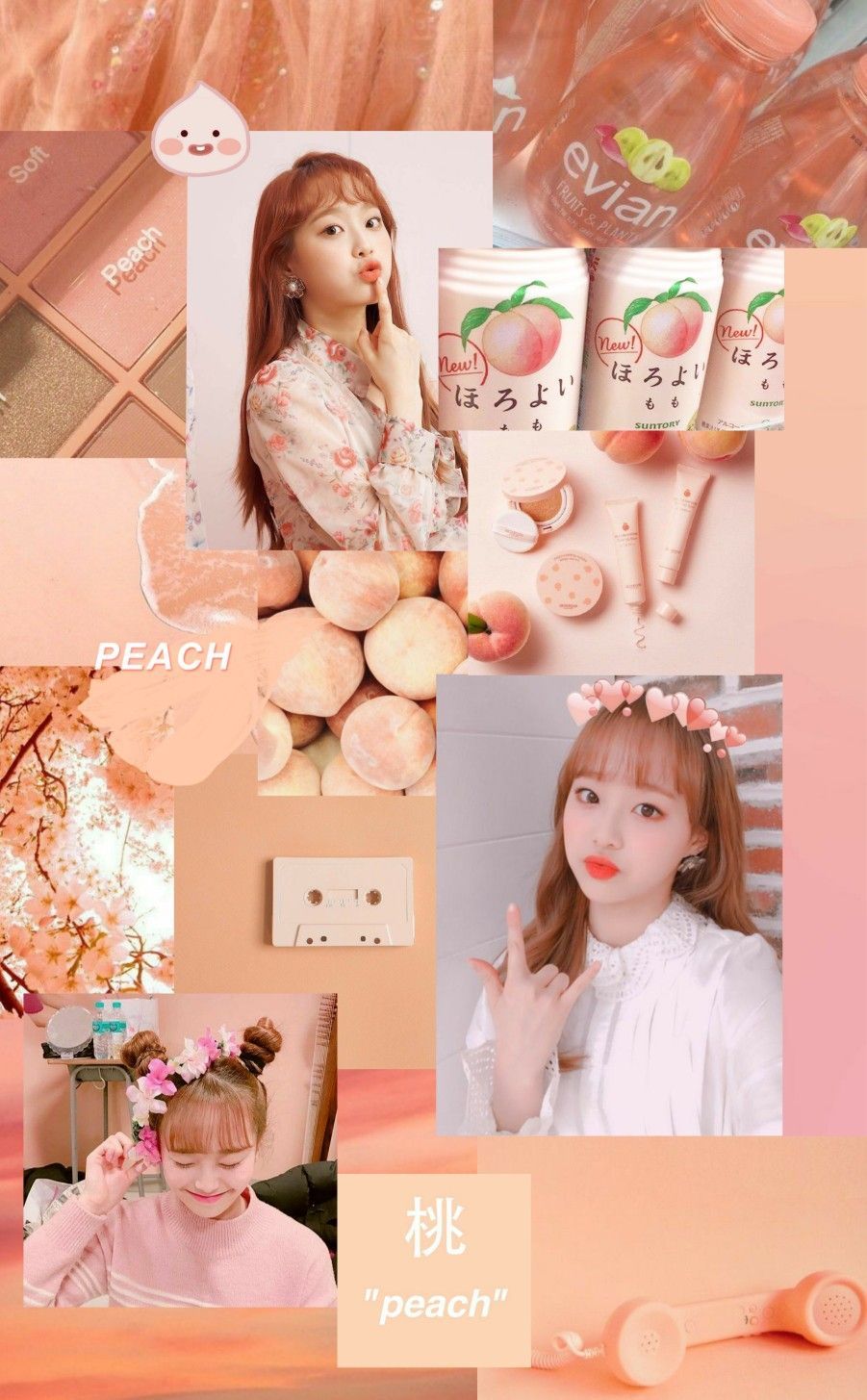 LOONA Chuu peach aesthetic