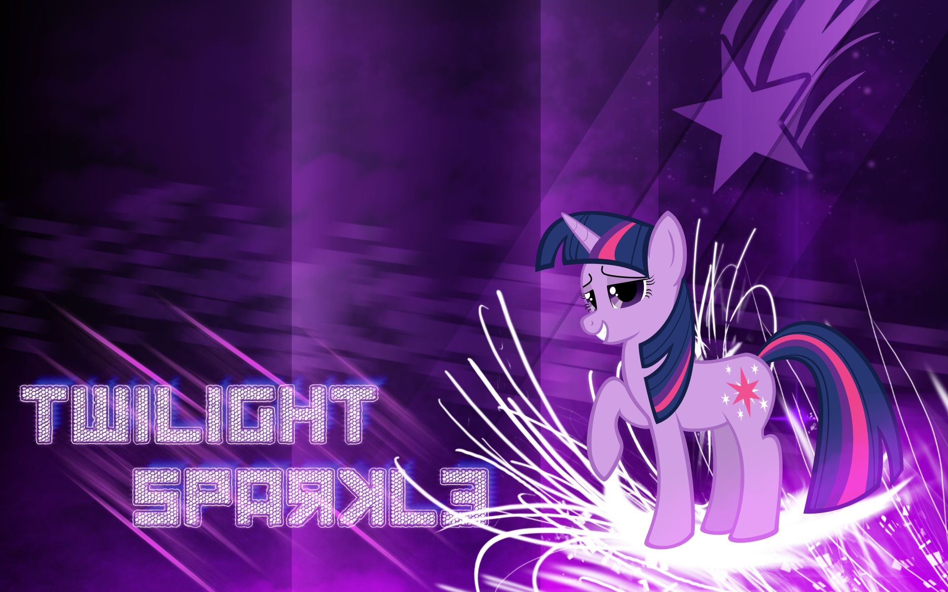 purple unicorns magic ponies twilight sparkle cutie mark my little