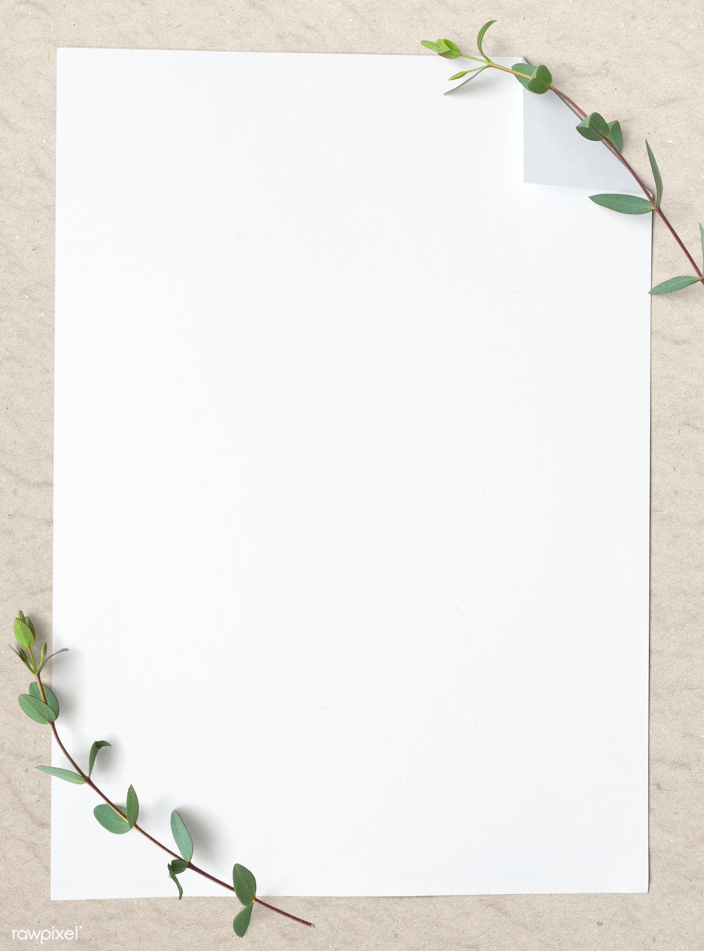 blank white paper