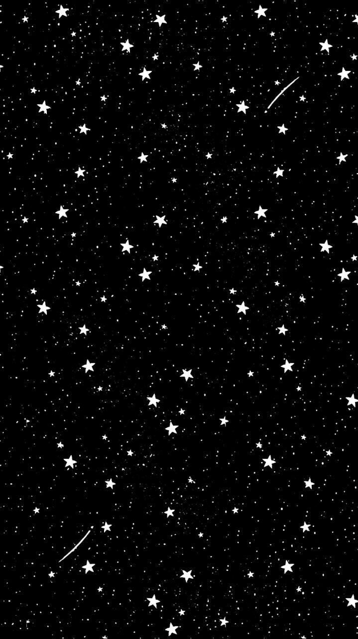 Black And White Aesthetics Stars Wallpapers Wallpaper Cave