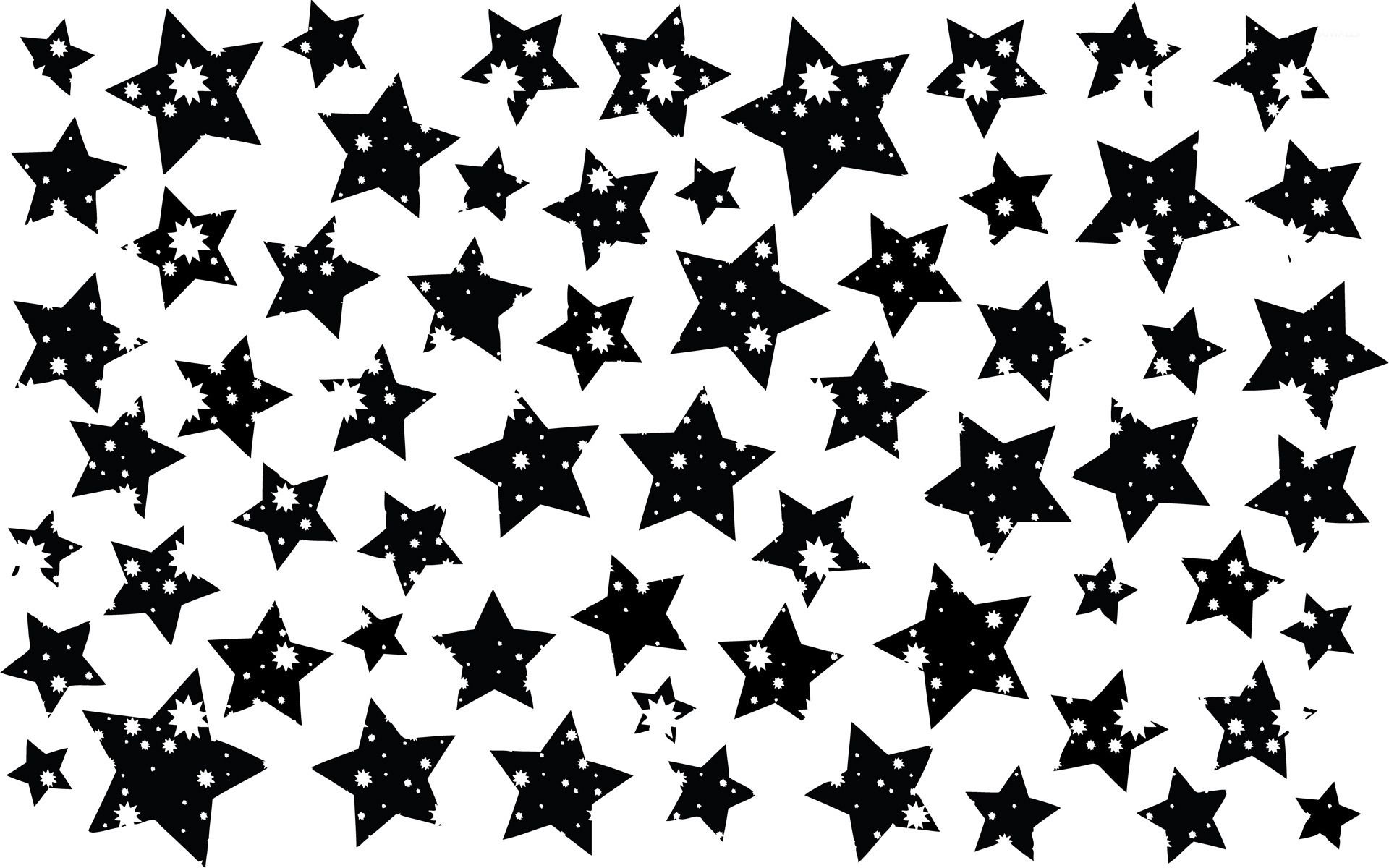 Download Black Night With Stars Wallpaper - GetWalls.io