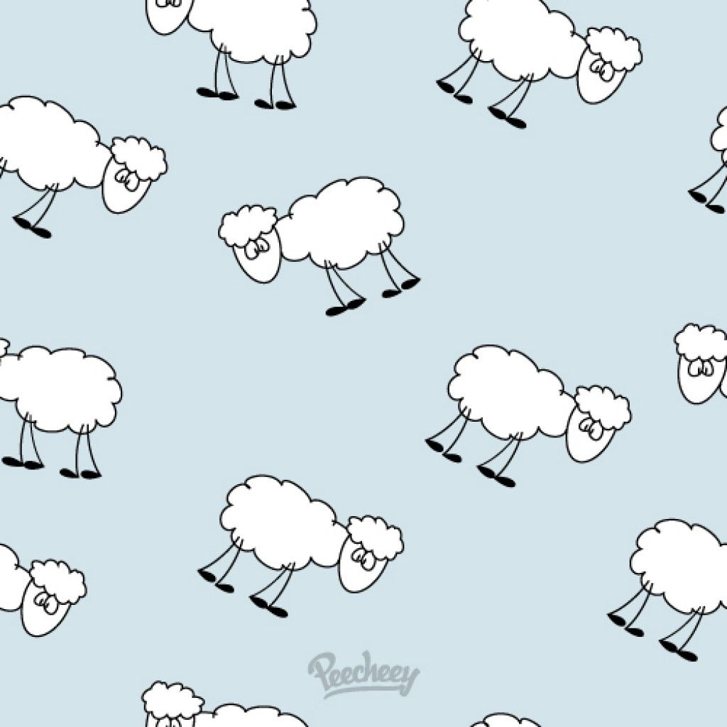 Aesthetic Sheep Drawing