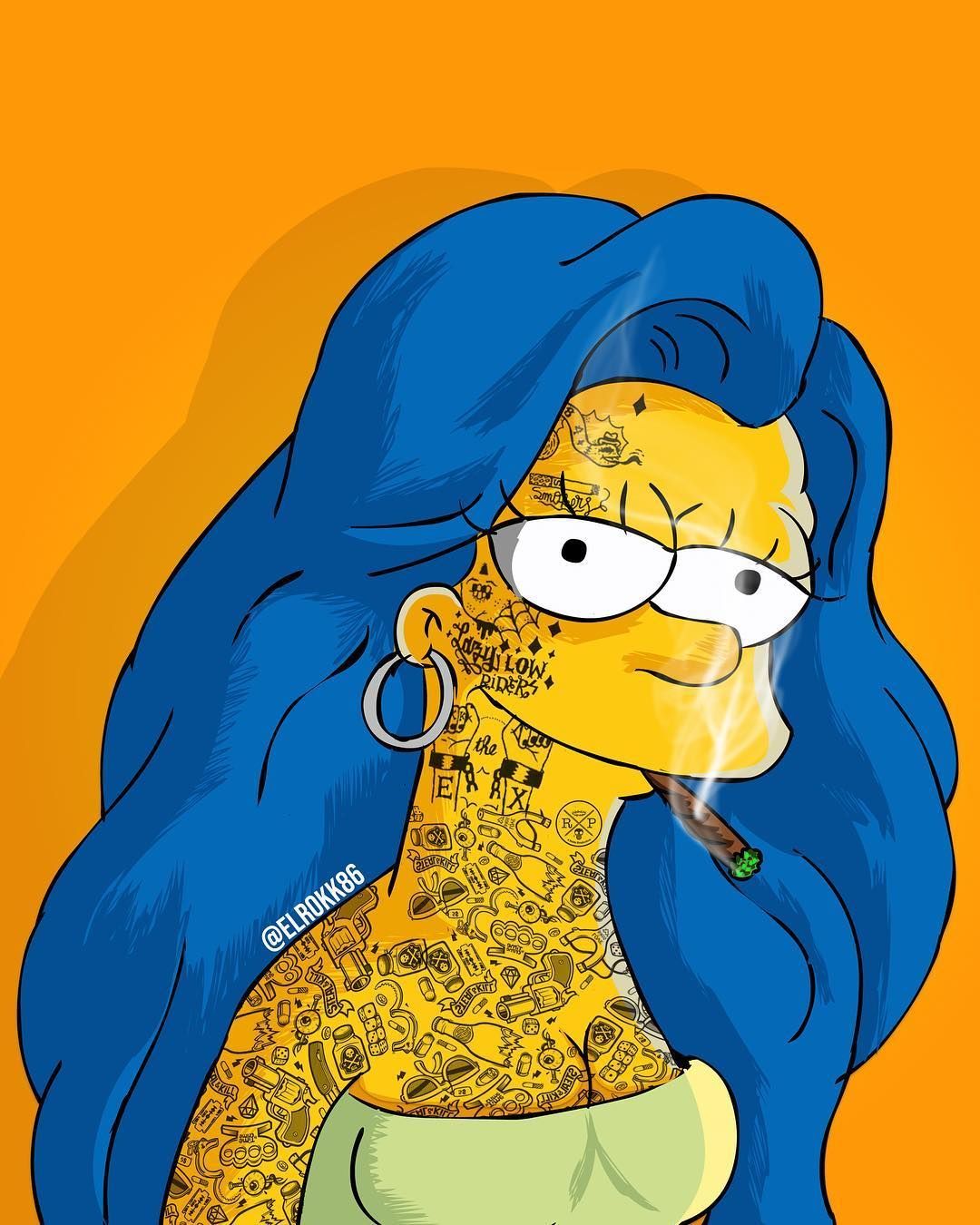 Marge Simpson Wallpapers Wallpaper Cave