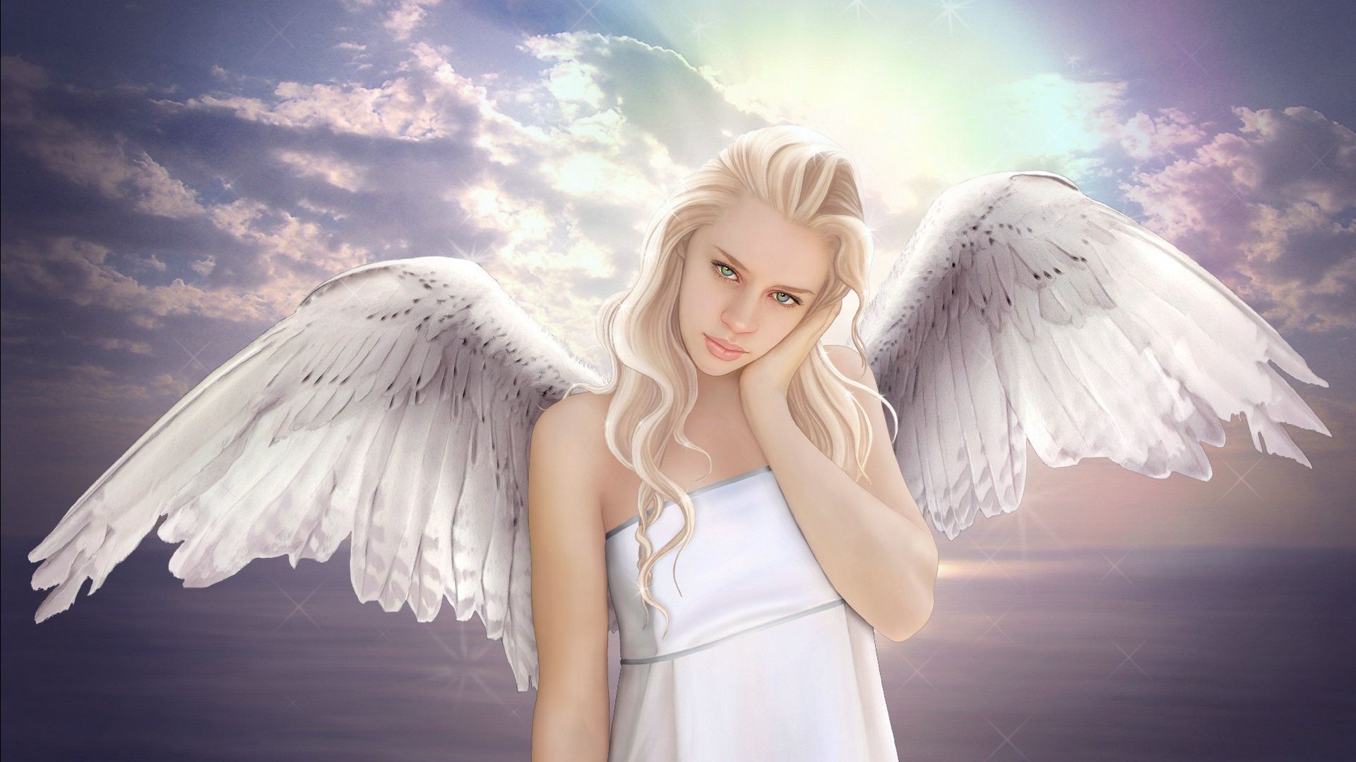 Beautiful Angel Girl Wallpaper Free Beautiful Angel Girl