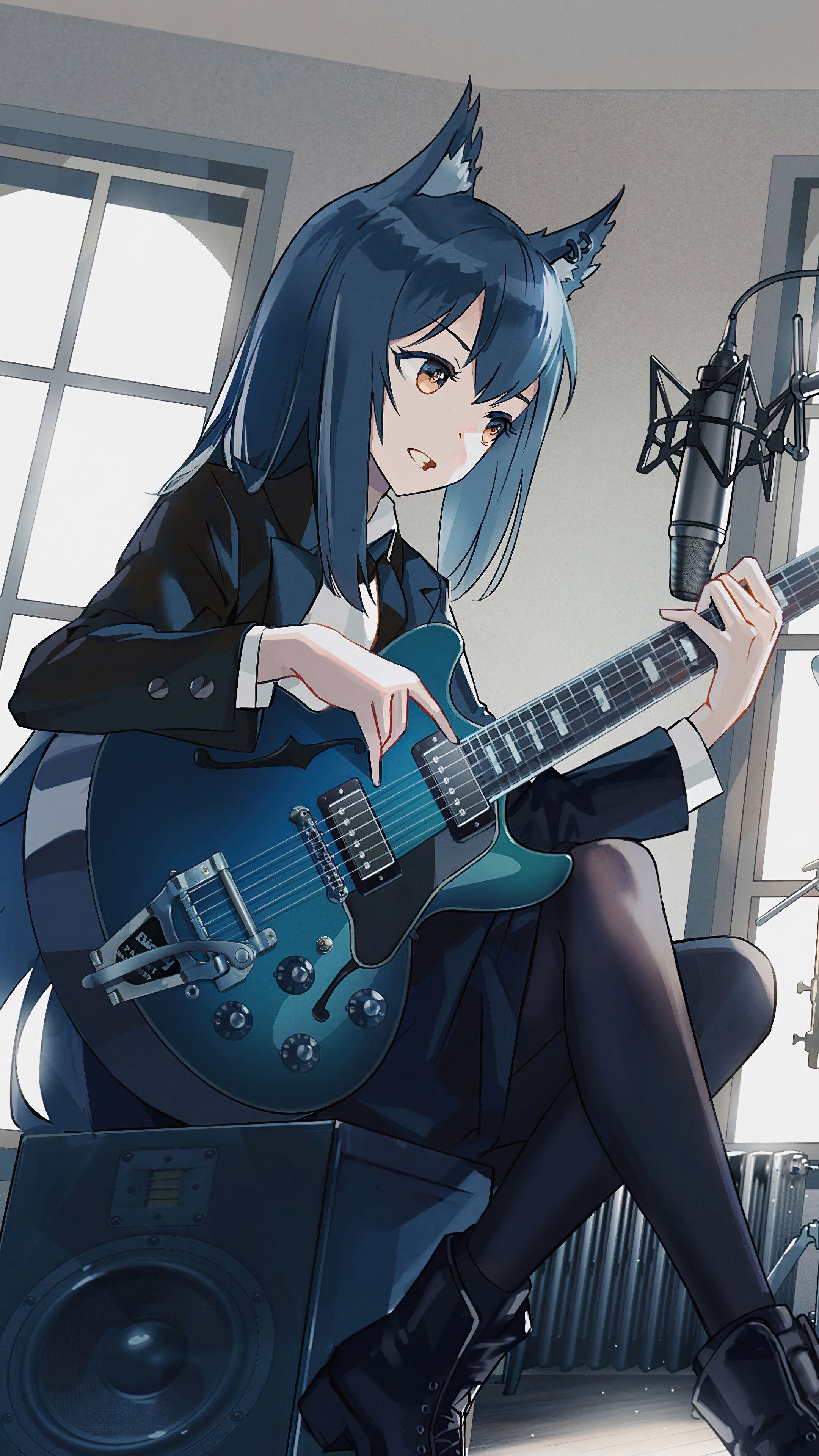 Anime Guitar Girl Wallpapers - Wallpaper Cave