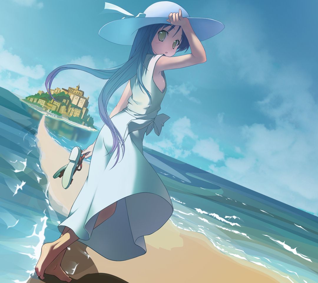 Free download Summer Anime Girl Wallpaper [1080x960]