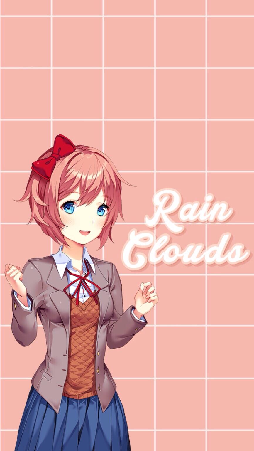 Tried making a simple Sayori wallpaper! Feel free to use it if you