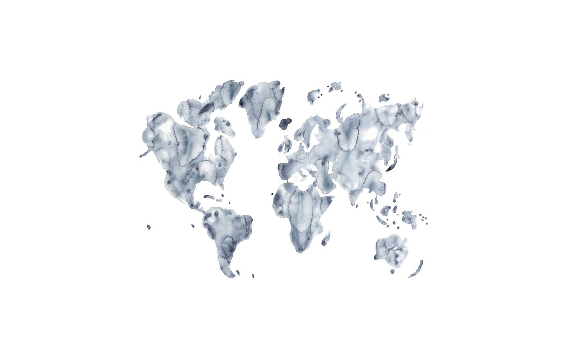 World Map Wallpaper Desktop Designlovefest Wallpaper