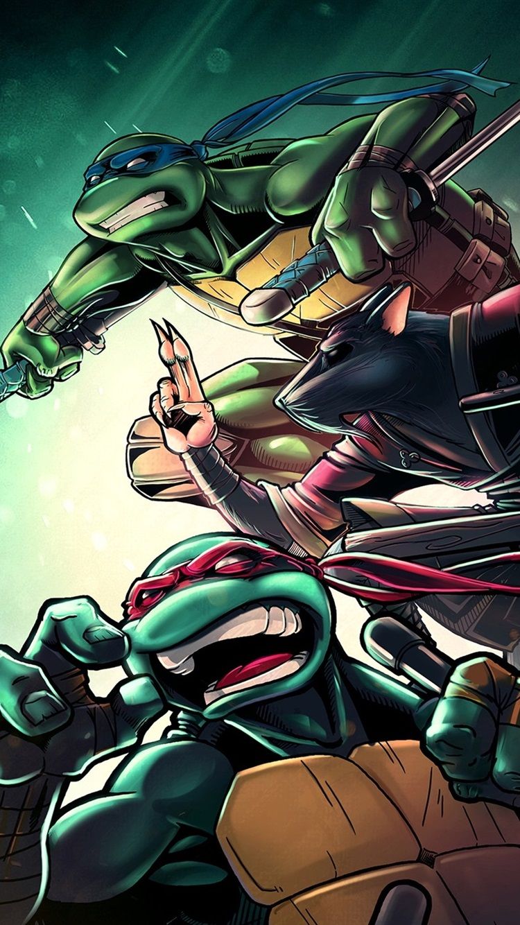 iPhone Wallpaper Teenage Mutant Ninja Turtles, Classic