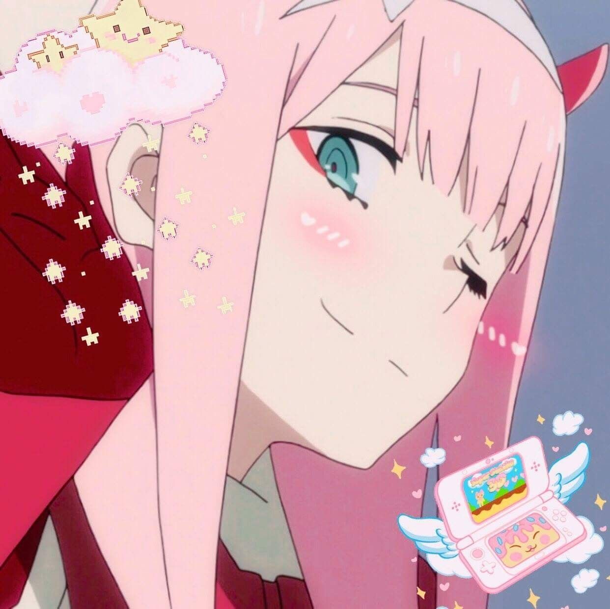 Cute stuff. Aesthetic anime, Anime icons, Darling in the franxx