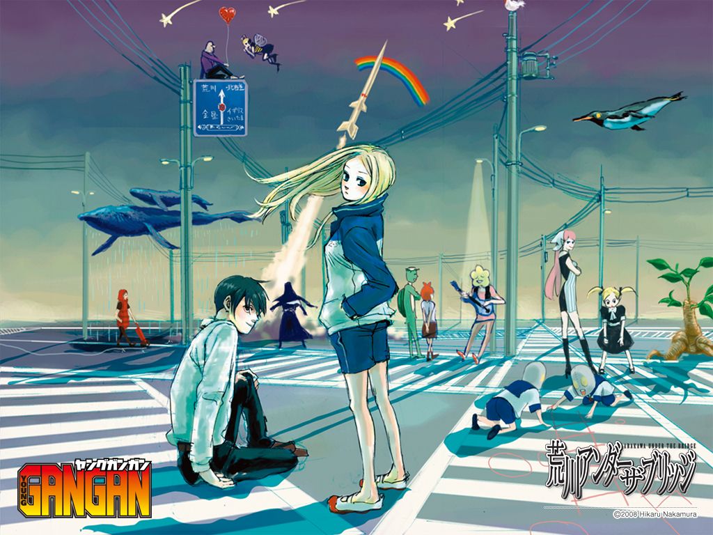Arakawa Under the Bridge, Wallpaper Anime Image Board