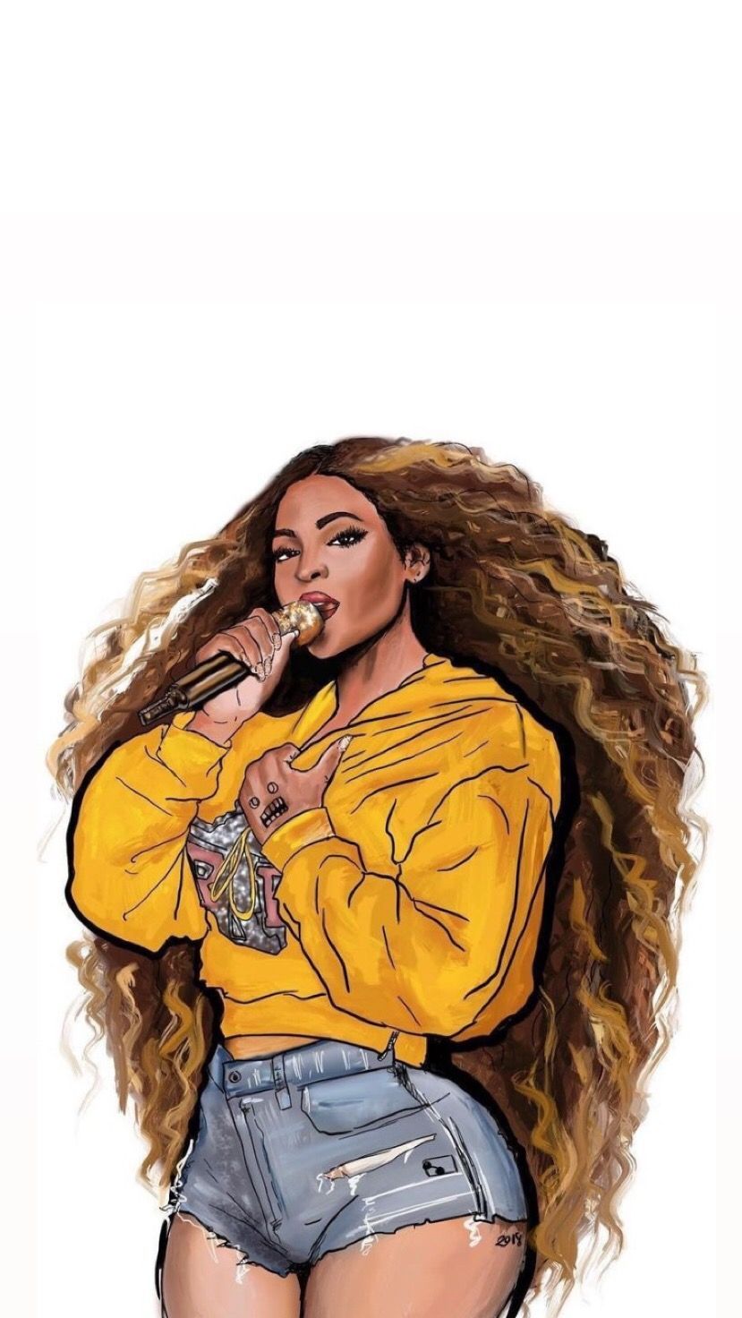 Beyonce Wallpaper drawing Homecoming. Beyonce drawing