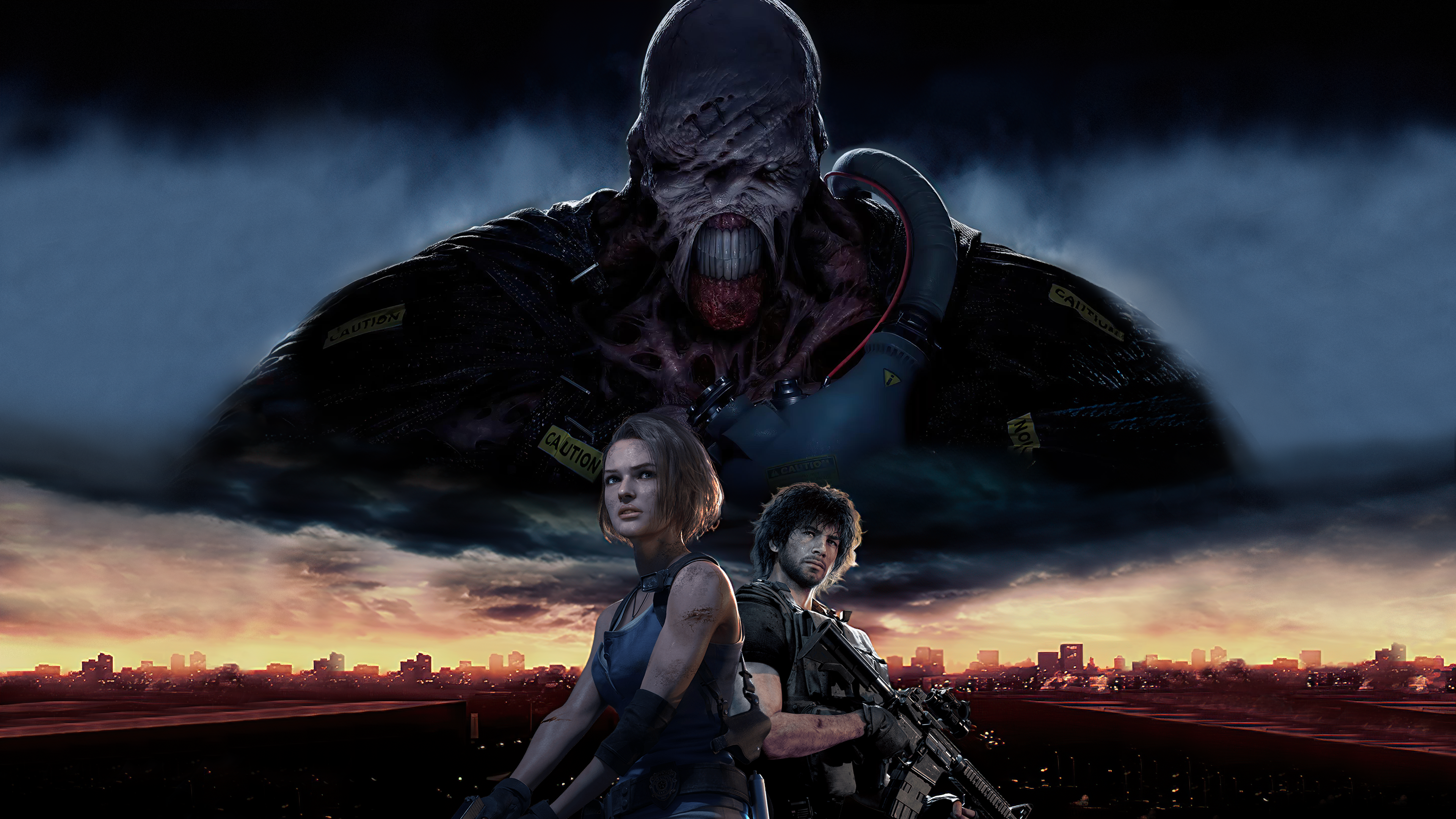 Resident Evil 3 Wallpaper 4K (3840x2160). I created it using