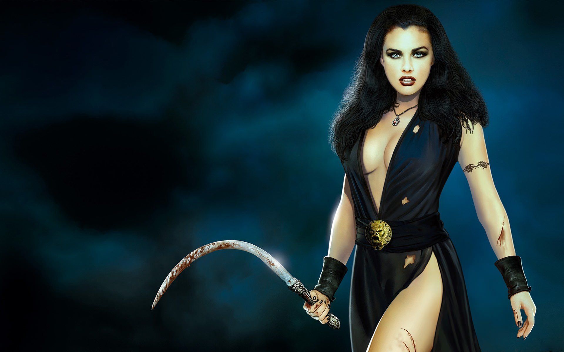 Free download Warrior Women 3D Fantasy Wallpaper Inspirational