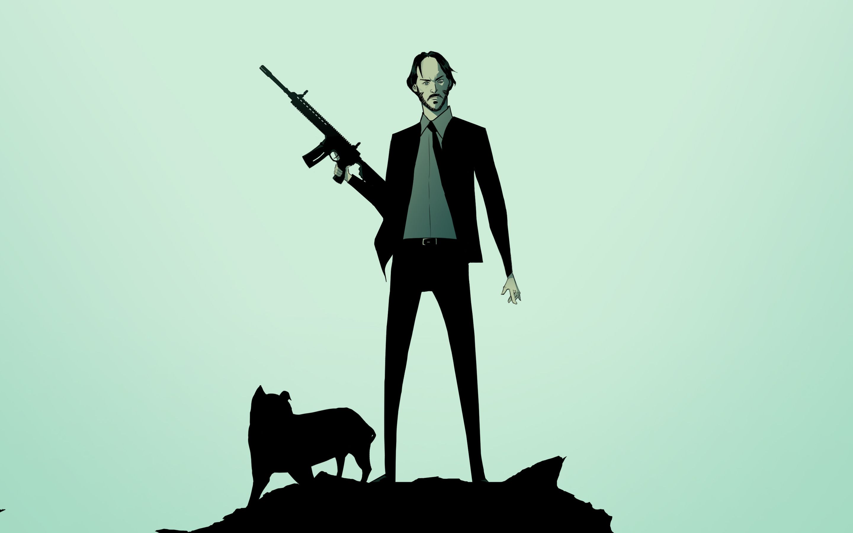 John Wick Dog 4k Macbook Pro Retina HD 4k Wallpaper