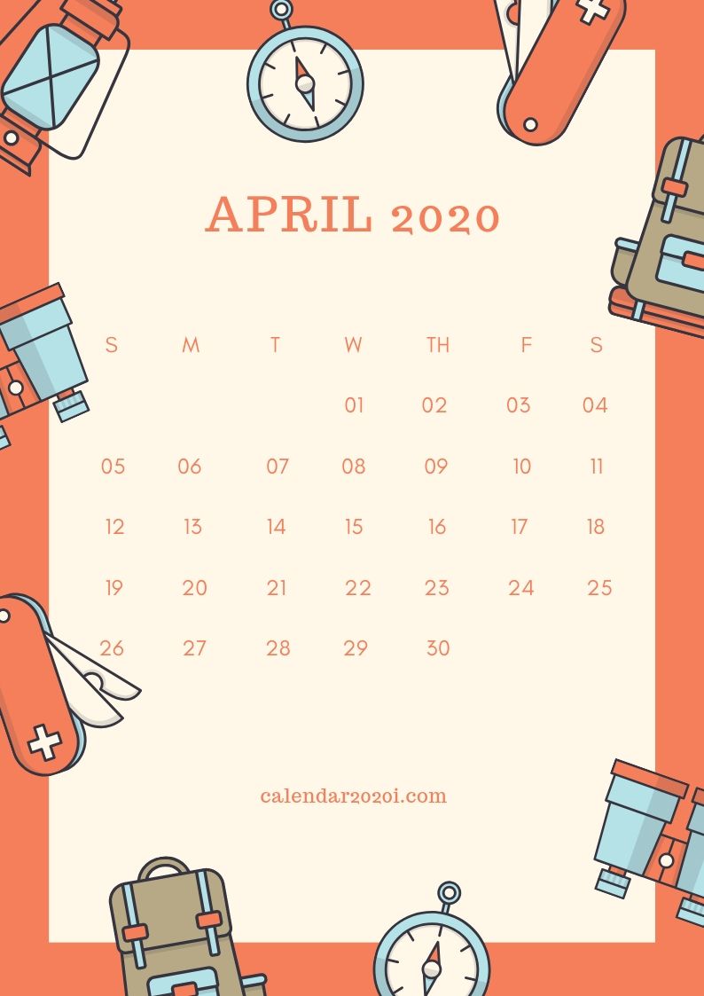 Free download 2020 Calendar iPhone Wallpaper Calendar 2020