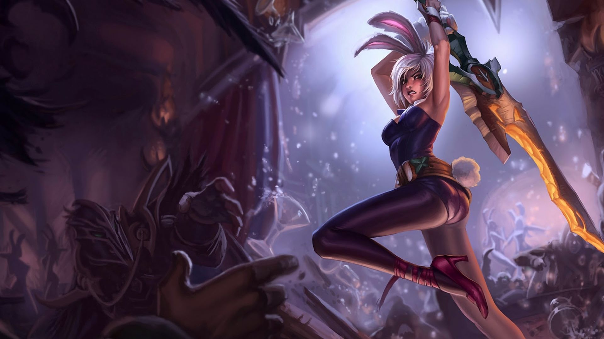 Free download bunny costume skin league of legends lol girl