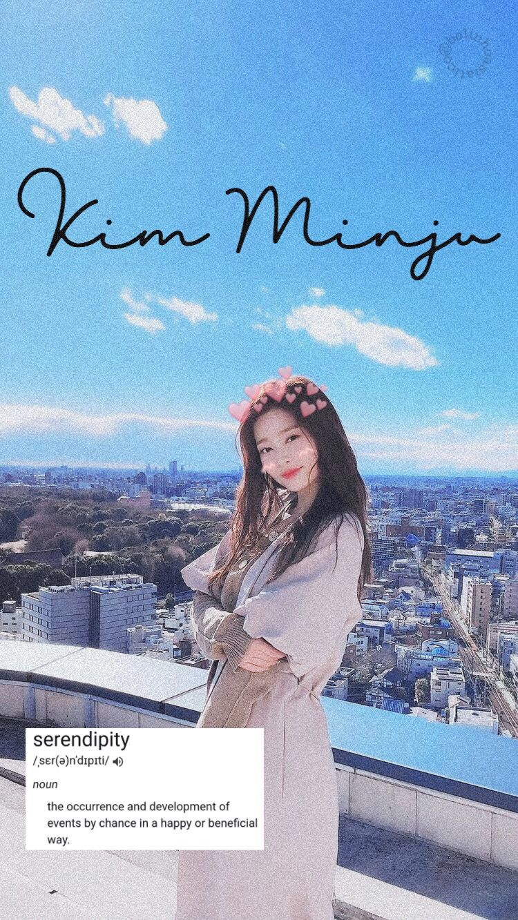 Wallpaper of Kim Minju from Izone #wallpaper #edit #kpop #izone