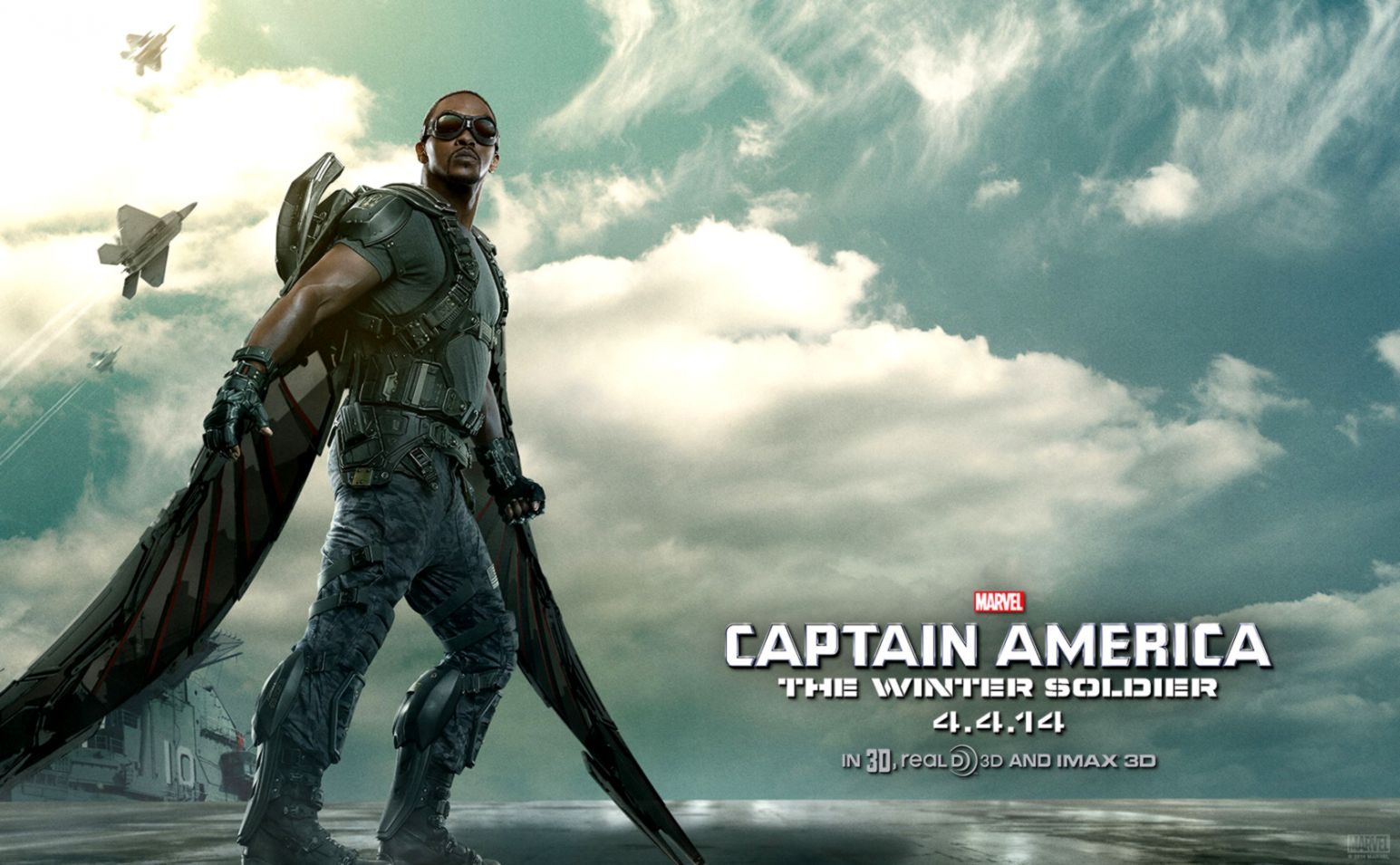Captain America The Winter Soldier Anthony Mackie Wallpaper