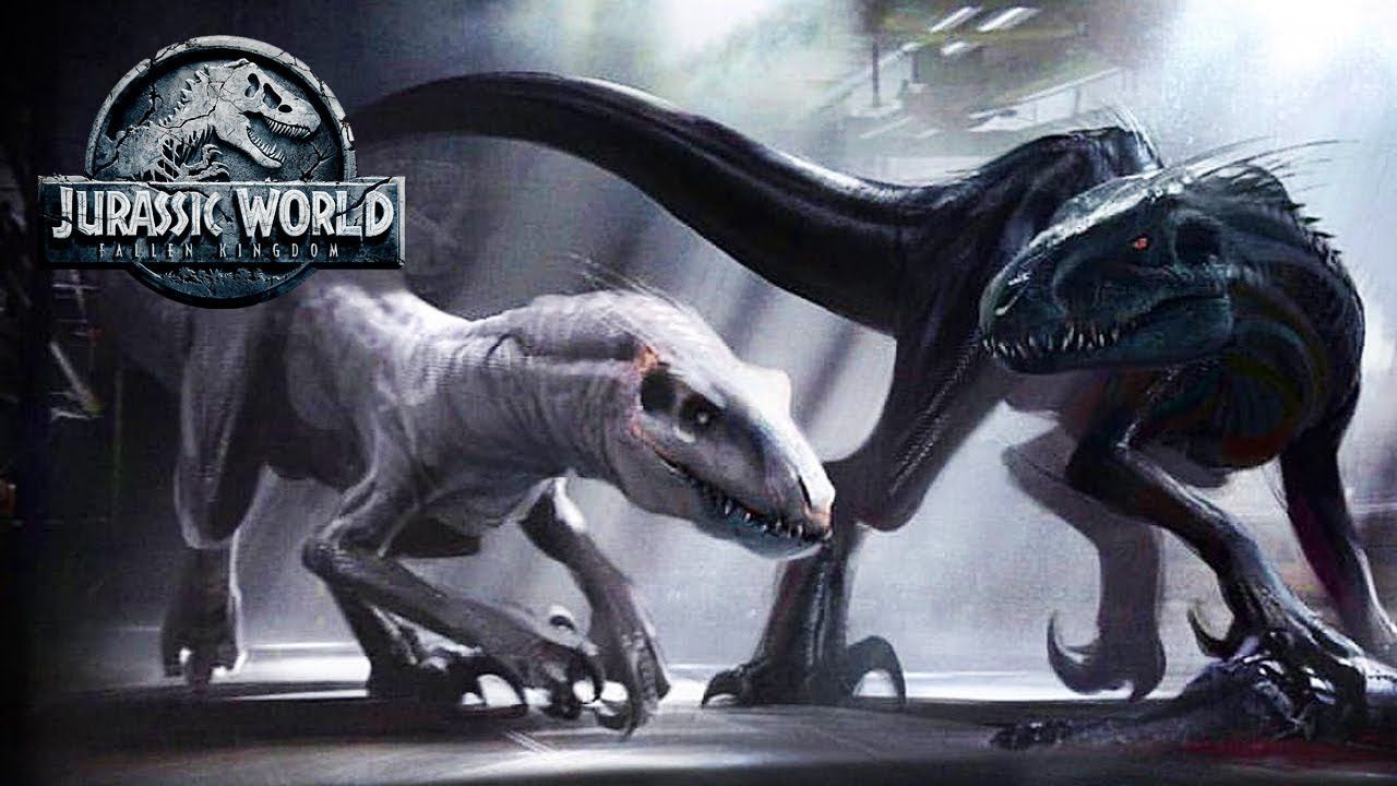 There Was A WHITE INDORAPTOR?. Jurassic World: Fallen Kingdom Concept Art