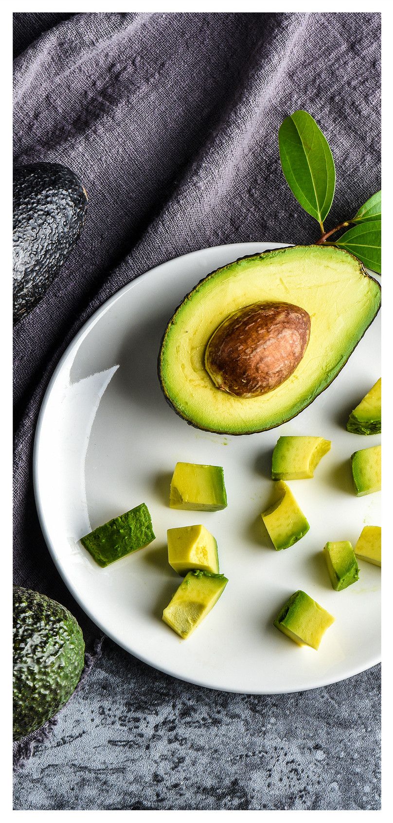 Avocado mobile phone wallpaper background image_picture free
