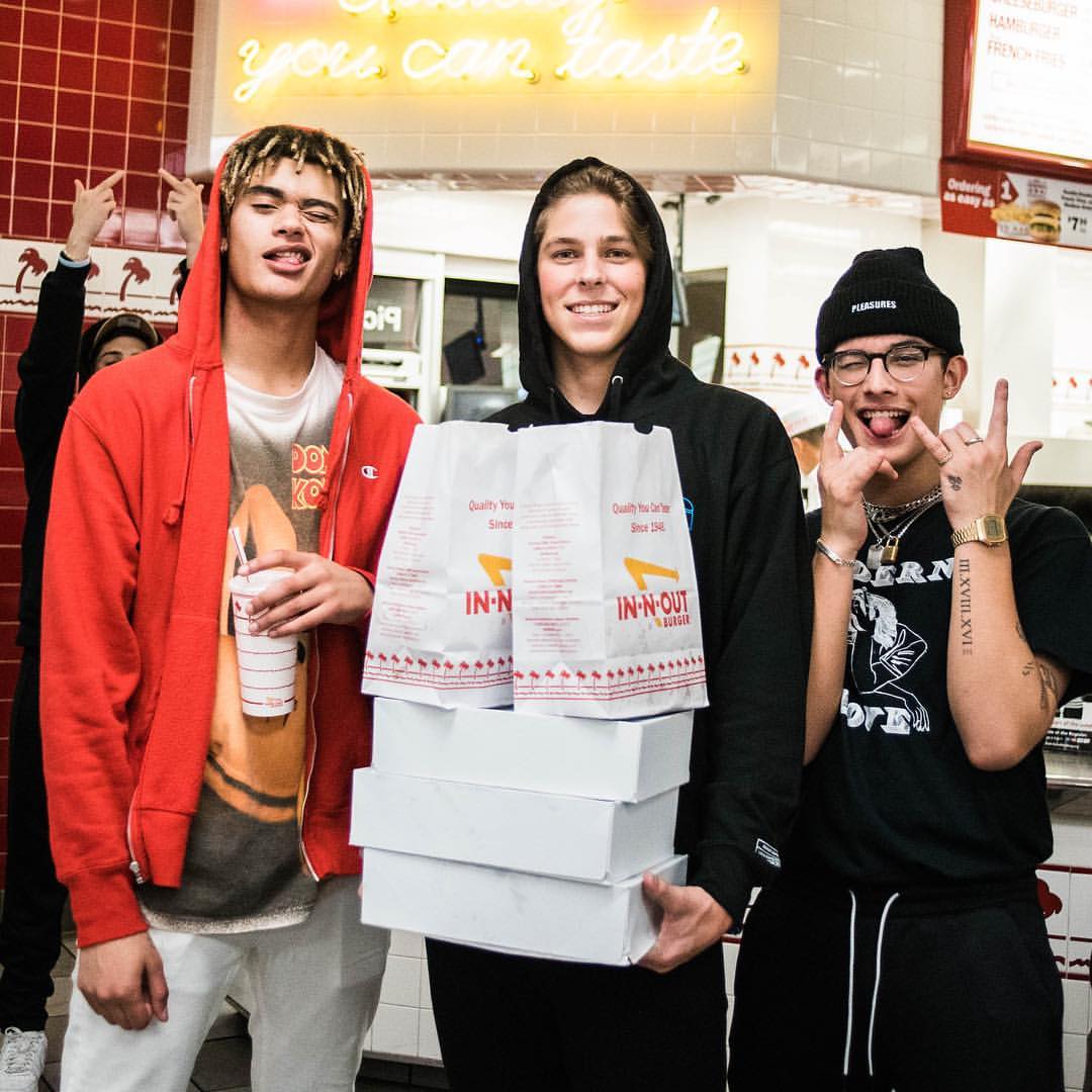 zion kuwonu, nick mara, prettymuch and brandon arreaga