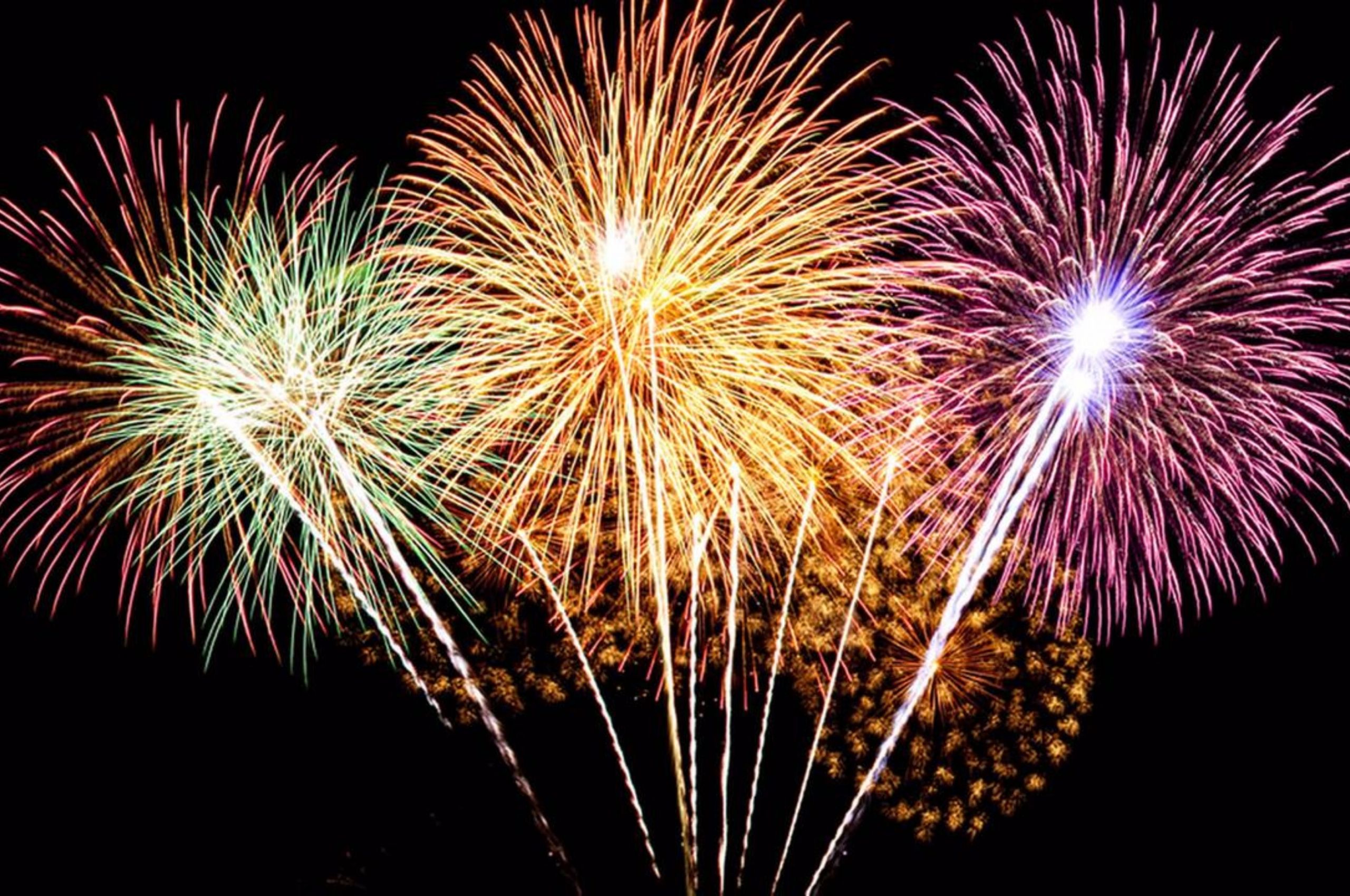 Free download Colored Fireworks 4th of July 4K Wallpaper Alpha